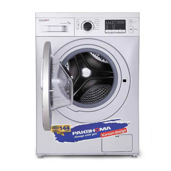ماشین لباسشویی پاکشوما مدل WFU-74401 با ظرفیت 7 کیلوگرم- دریچه لباسشویی